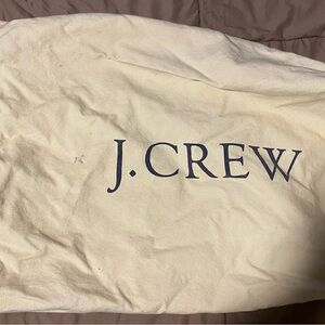 J. Crew Ivory Canvas Bag